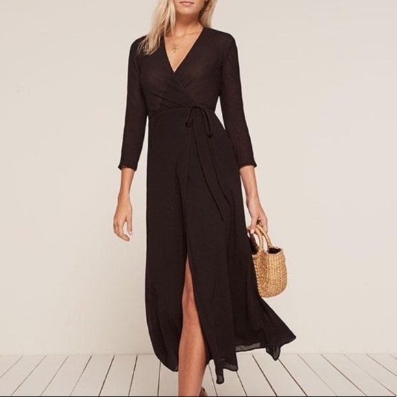 Reformation Dresses & Skirts - Reformation Tessa Maxi Dress In Black XS NWT